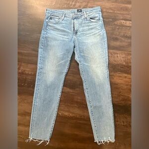 AG- Women’s Stevie Ankle, Slim Straight Ankle Jeans, Size 32